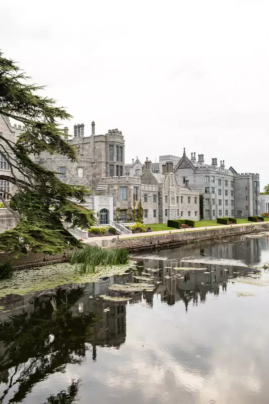 Luxury wedding venue Adare Manor on the banks of the River Maigue