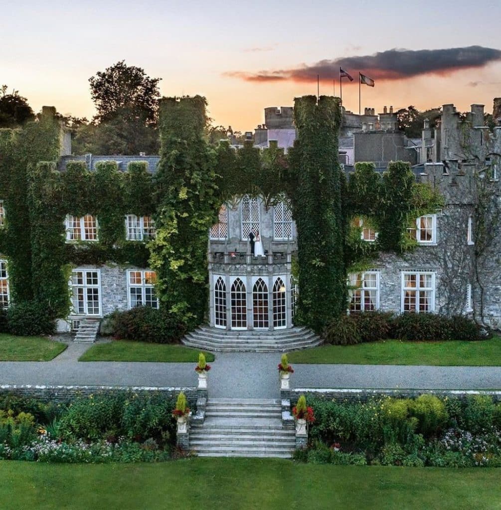 Luttrellstown Castle balcony.