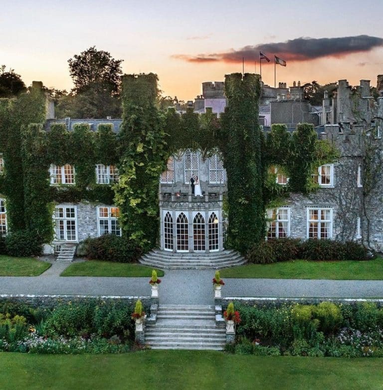 Luttrellstown Castle balcony.