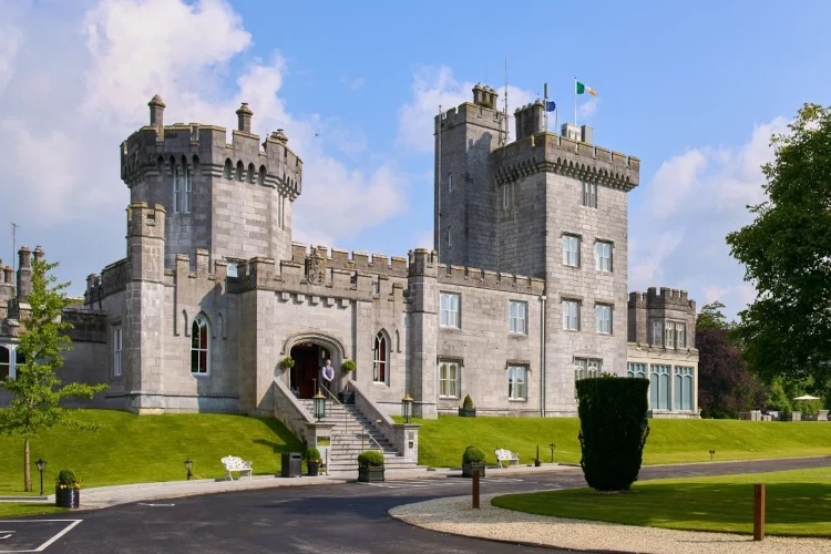 Entrance to Dromoland Castle Ireland
