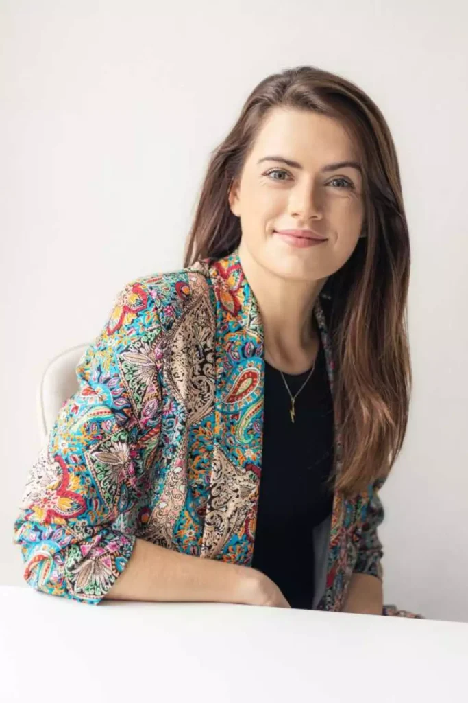 Event design Ireland — Fiona Vaughan, Creative Production Manager at Olivia Buckley International, portrait representing creative production and design within the company.