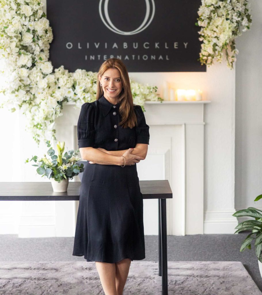 Event planning Ireland — Olivia Buckley, founder and managing director of Olivia Buckley International, photographed at the company studio in Ireland.