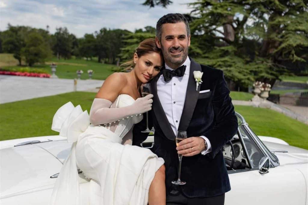 Brides feature on a multi-day destination wedding in Ireland inspired by Irish heritage, hospitality and modern glamour, illustrated by a couple celebrating at an Irish manor estate.